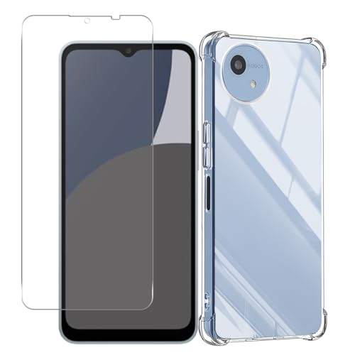 Amazon | Wekrsu 対応 AQUOS Wish 5 ケース + ガラスフィルム aquos